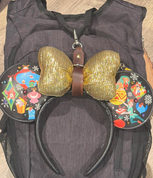 Leather Mickey Ears Holder – Secure & Stylish Disney Accessory